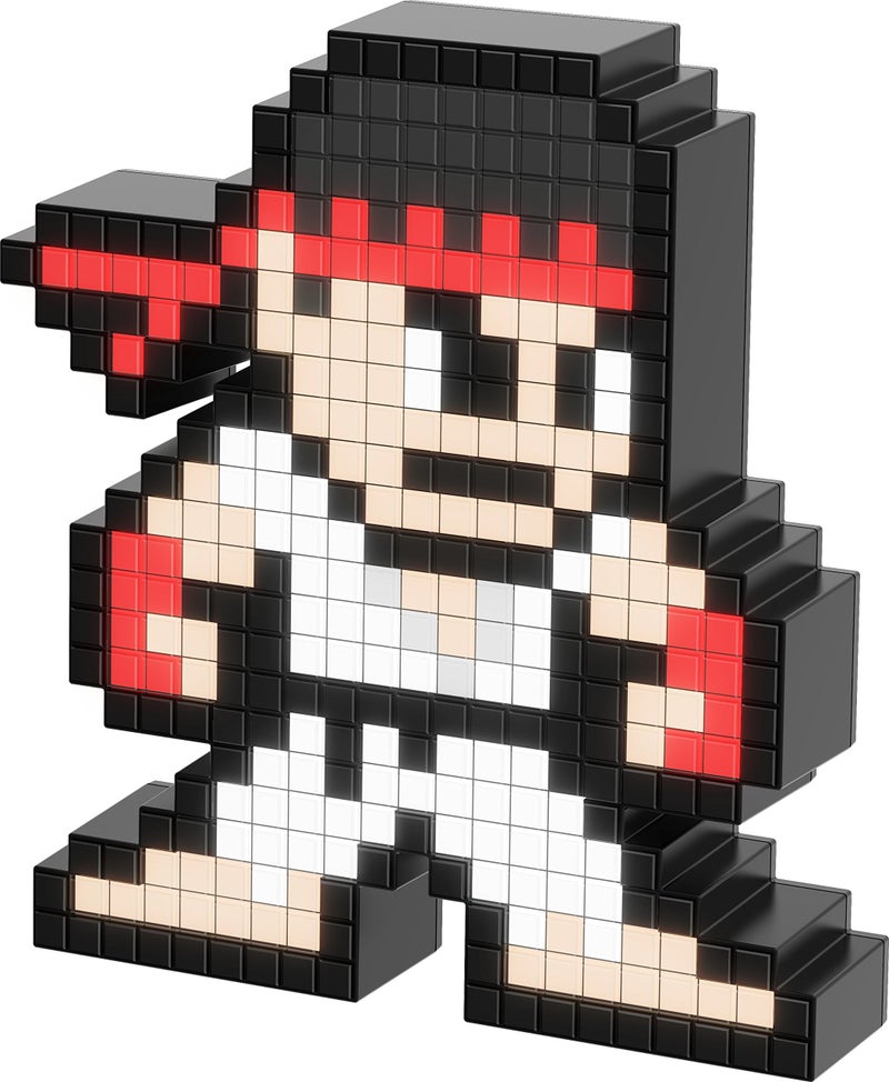 PDP Pixel Pals Capcom Street Fighter Ryu Collectible Lighted Figure - Not Machine Specific; - Image 1